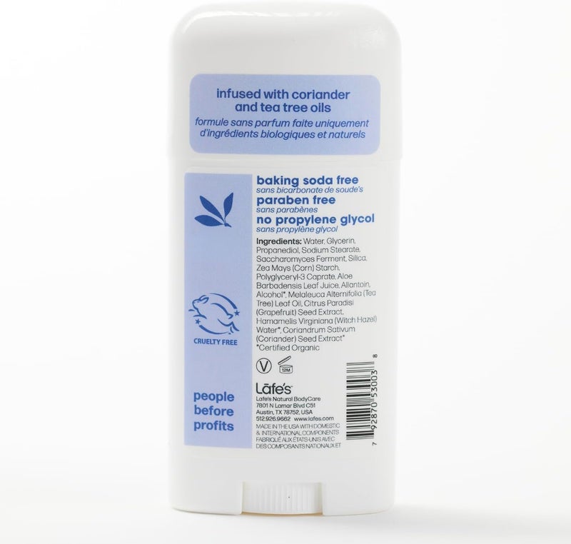 Lafe's Natural Deodorant | 2.25oz Aluminum Free Natural Deodorant Stick for Women & Men | Paraben Free & Baking Soda Free with 24-Hour Protection (Lavender & Aloe/Extra Strength, 2.25 Ounce - 3-Pack) - Image 5